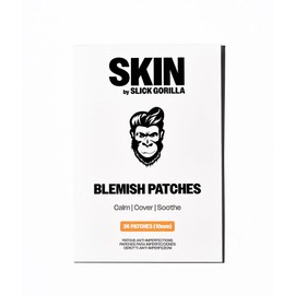 Slick Gorilla Pimple Patches for Men & Teens, 36 Hydrocolloid Spot Patches