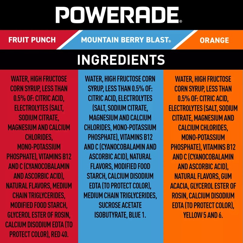 POWERADE Variety Pack Sports Drink, 12 fl. oz., 24 pk.