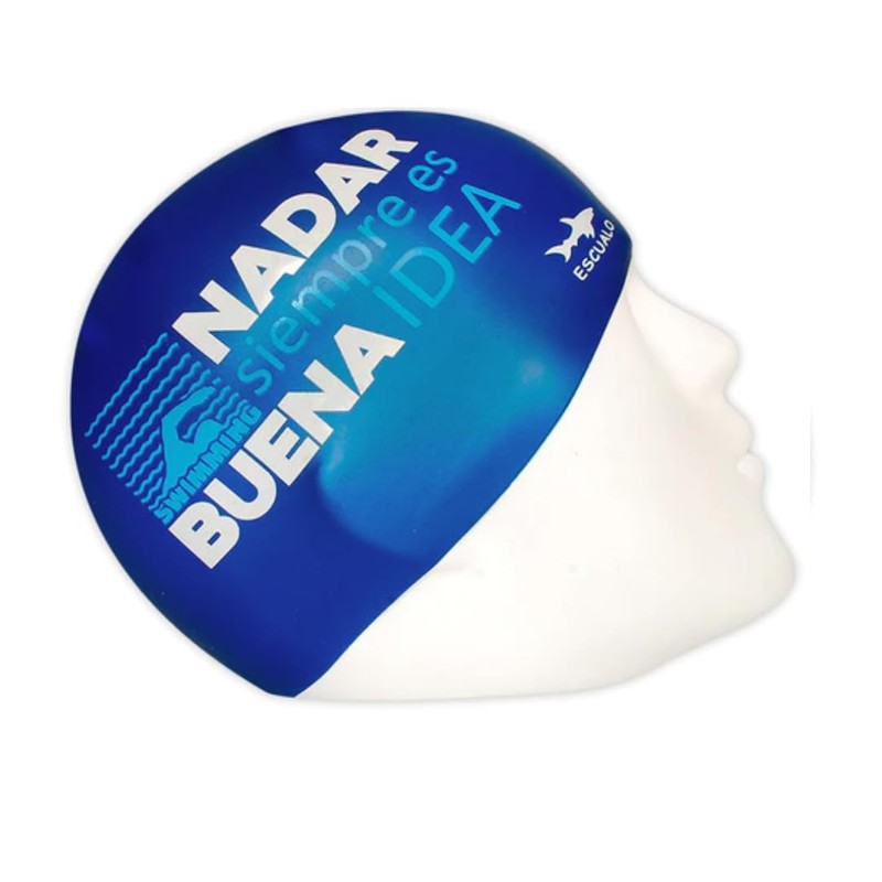 escualo Gorra para Natacion Unisex Adulto Modelo Nadar (Silicon) Impermeable,