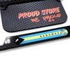The Bahamas Flag Domed Black License Plate Frame -US Size-