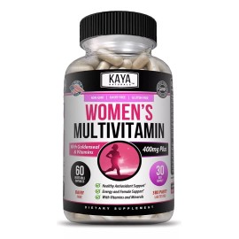 kaya Multivitamínico Para Mujer Kaya 60 Capsulas Hecho En Usa Sabor S/n