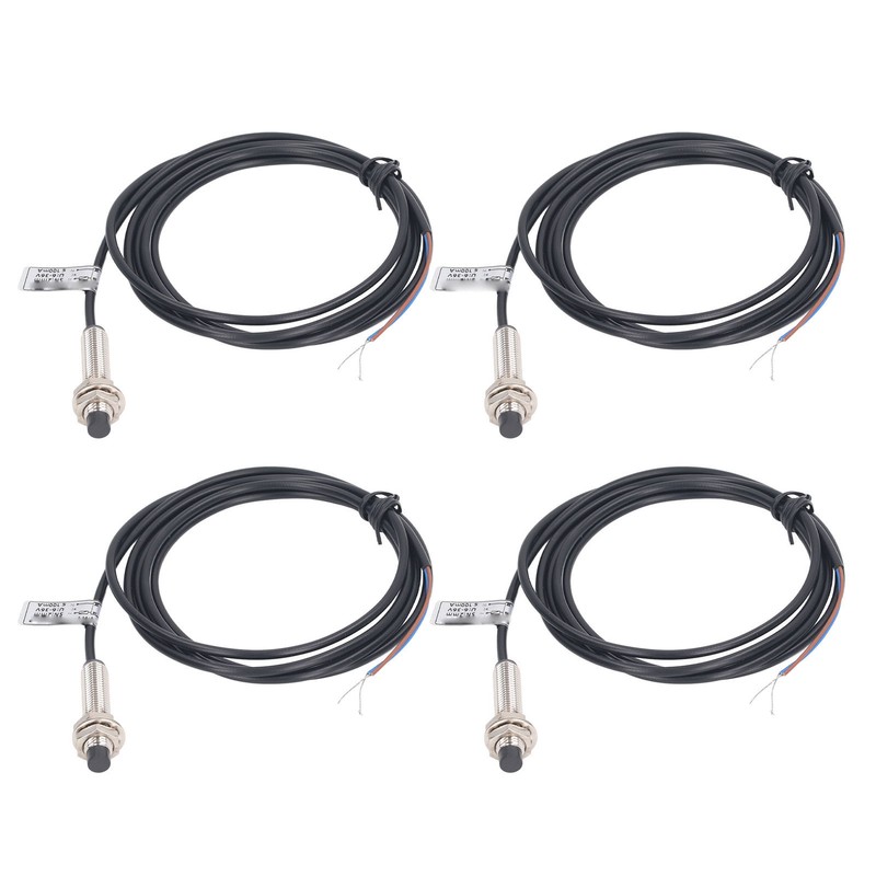 4 Sets 8mm Proximity Sensor Inductive Proximity Switch NPN 2