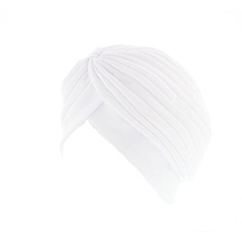 Zac's Alter Ego Pleated Vintage Style Turban - Ideal For Hair Loss or Fashion