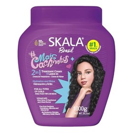 Skala Mais Cachinhos Expert Curls Kids 2-in-1 Cream Sulfate-Free, Paraben-Free, For Curly Hair, With Shea Butter & Aloe, 35.27 Oz