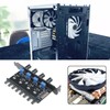 EMSea 4 Knob Cooling Fan Speed Controller PC 8 Channels