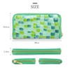 Blanpom rp-1001 Stained Glass Style Long Wallet, Women's, Made in