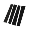 4pcs Black Pillar Posts Door Trim B Pillar Posts Door