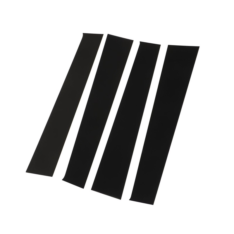 4pcs Black Pillar Posts Door Trim B Pillar Posts Door