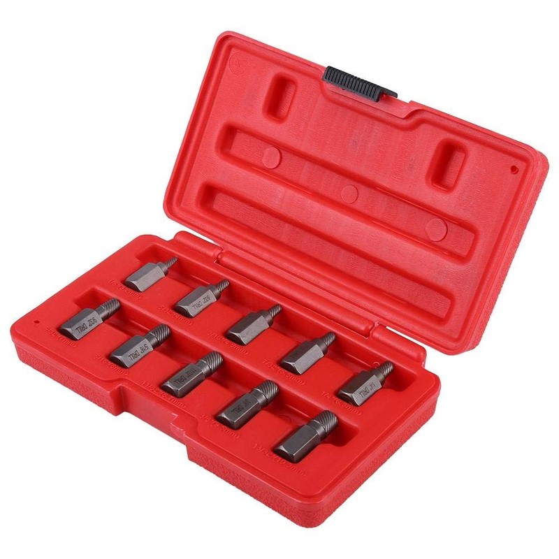 10Pcs Screw Extractor Screwdriver Bits Set, 3.2-10.3mm Hex Head Screw