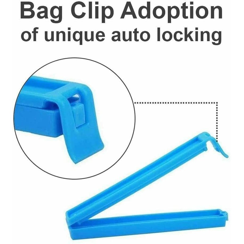 21x Food Sealing Clip, Food bag Storage Clips Freezer Fridge