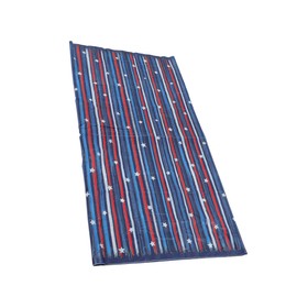 WHAMVOX 4th of July Decorative Table Cloth Star Strip Pattern Kitchen Living Room Tablecover
