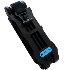 Bike & Co Matrix Folding Bicycle Lock 85 cm with Steel Bracket Black