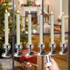 Flameless Taper Window Candles with Remote and Timer, 11 Inches