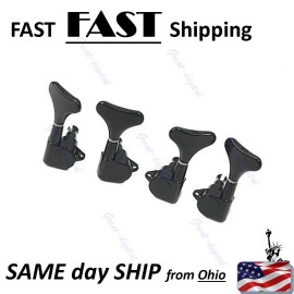 UN brand Bass Guitar Tuning Peg REPLACEMENT set - Bass Guitar Parts for 4 string Bass NEW