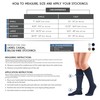 Truform Compression Socks, 10-20 mmHg, Ladies Gym Socks, Knee High
