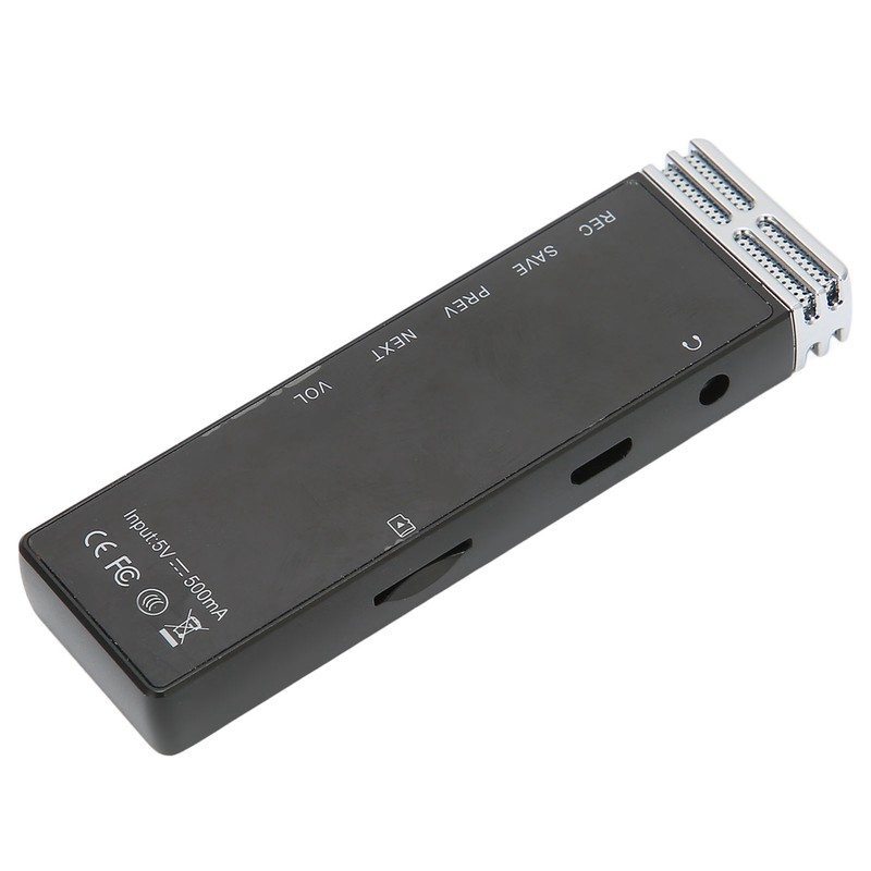 Digital Voice Recorder USB Charging Password Protection Voice Activated Portable