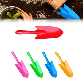 Mini Colorful Garden Hand Shovel, Metal Sand Shovels Tools for Kids Rust Resistant Spade Shovel for Planting, Transplanting, Weeding, Digging, Beach