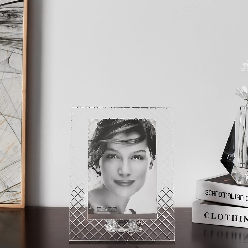 kitCom Crystal Diamond 5x7 Frame, Luxury Diamond Crystal Craft, Crystal