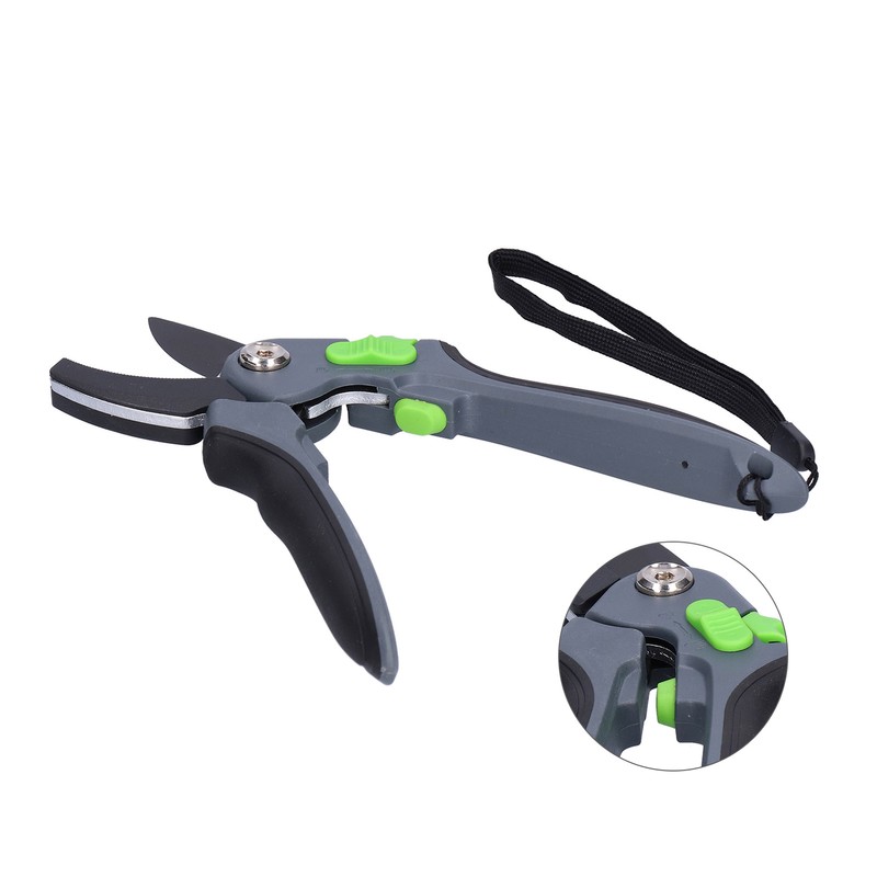 Pruning Shears Garden Fruit Tree LaborSaving Scissors with NonSlip Tooth