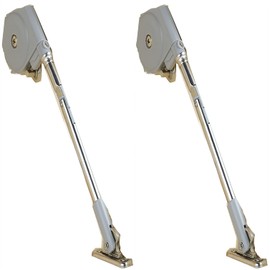 RUYUFE Lid Stay Soft Down Support Hinge Slow Drop Leaf of Cabinets Slowly Open Drop Leaf Pack of 2