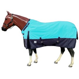 Rugged Ride 1200 Denier Heavyweight Waterproof Turnout Blanket w/Adjustable Neck - 300 gram Fill