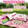 Large Size 4 Pack Mahjiong Bag for Tiles and Racks,