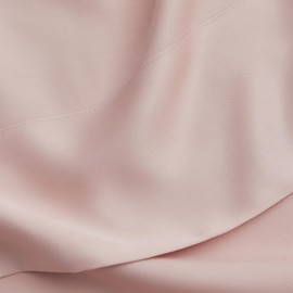 DOZ Flat Sheet, 100% Viscose derived from Bamboo, Organically Grown, Buttery Soft, Cooling Sheets, High GSM, 1 Top Sheet Only (Blush, Full/Queen)