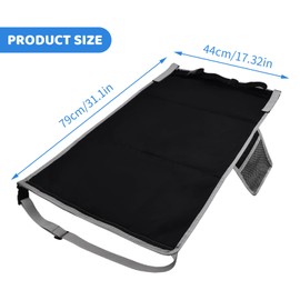 Aeroplane Seat Extension Children, Aeroplane Footrest for Children, Lightweight, Foldable, Foldable Footrest for Airplane, Children for Short Distance Air Travel (79 cm x 44 cm)