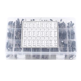 Capacitor Electrolytic Capacitor 500pcs 24 Values Set Aluminum Capacitor 10V~50V 0.1UF to 1000UF