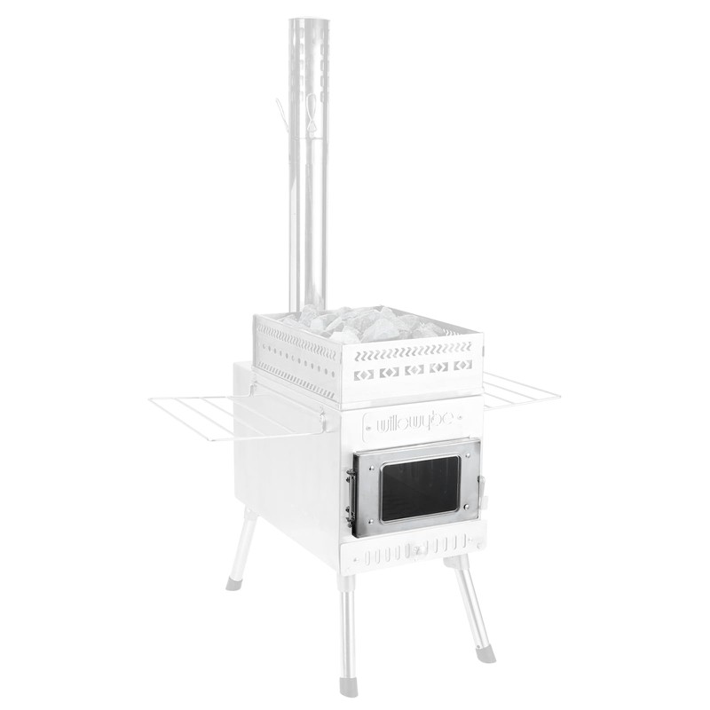 WILLOWYBE Outdoor Stove Door and Heat-Resistant Glass - Stove Sauna