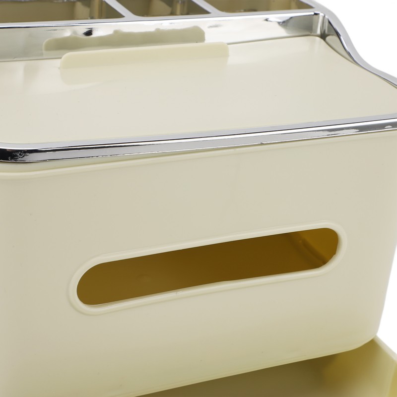 Tissue Box Organizer Multifunctional PP Plastic Space Saving Portable for