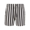 Urban Classics Men's Swim Trunks, Black/off-white, M
