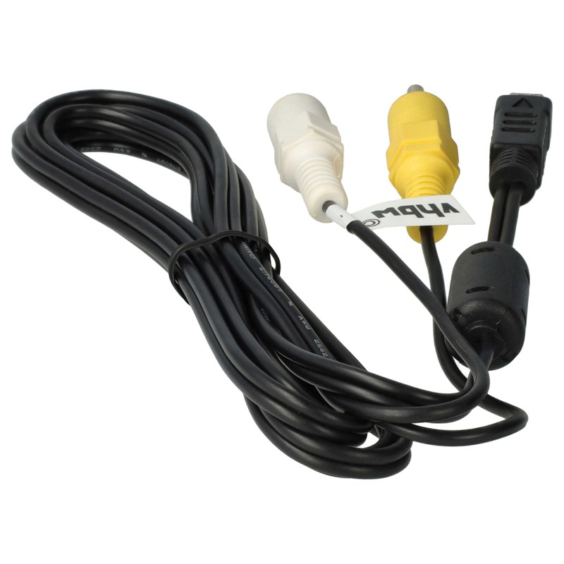 vhbw AV-CABLE suitable for OLYMPUS E-Serie, FE-Serie etc. replaces CB-USB5,