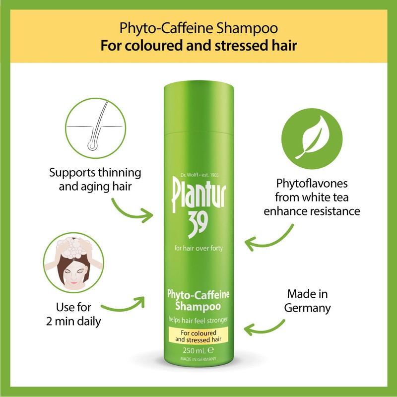 Plantur 39 Phyto Caffeine Shampoo for Coloured Hair 250mL