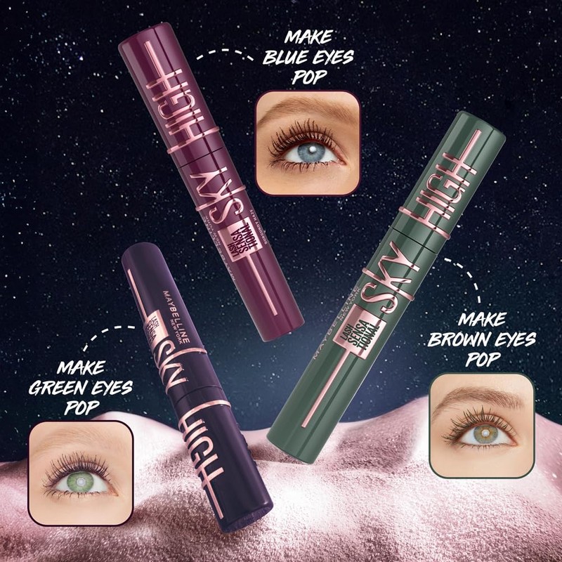 Maybelline New York Lash Sensational Sky High Mascara, Volumising &