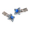 Teri's Boutique Big Rhinestone Crystal Point Five Petals Flowers Fashion
