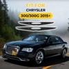 Carbon Fiber Emblem Cover Trim Compatible with 300 2015-2023, Front