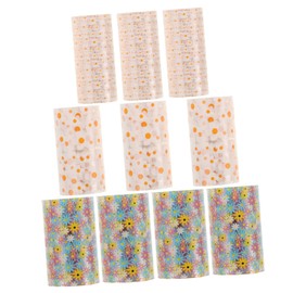 Mikinona 10sheets Floral Nail Art Decals for Women Assorted for Unique Fashion Manicures for Parties Holidays and Special Occasions