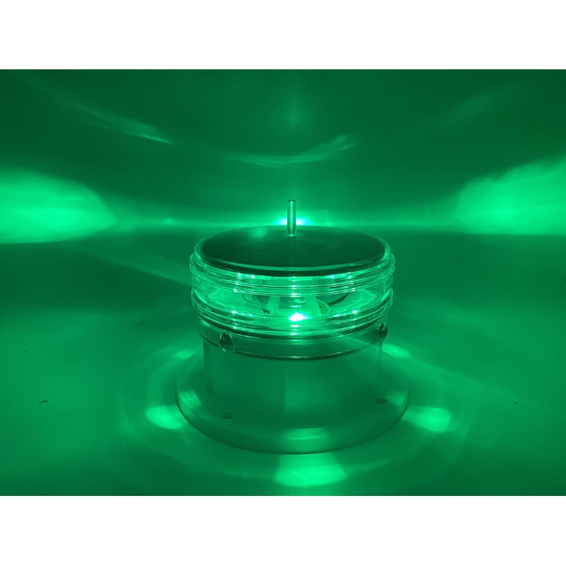 Solar Dock Warning Light 360 Degree - Super Bright Waterproof
