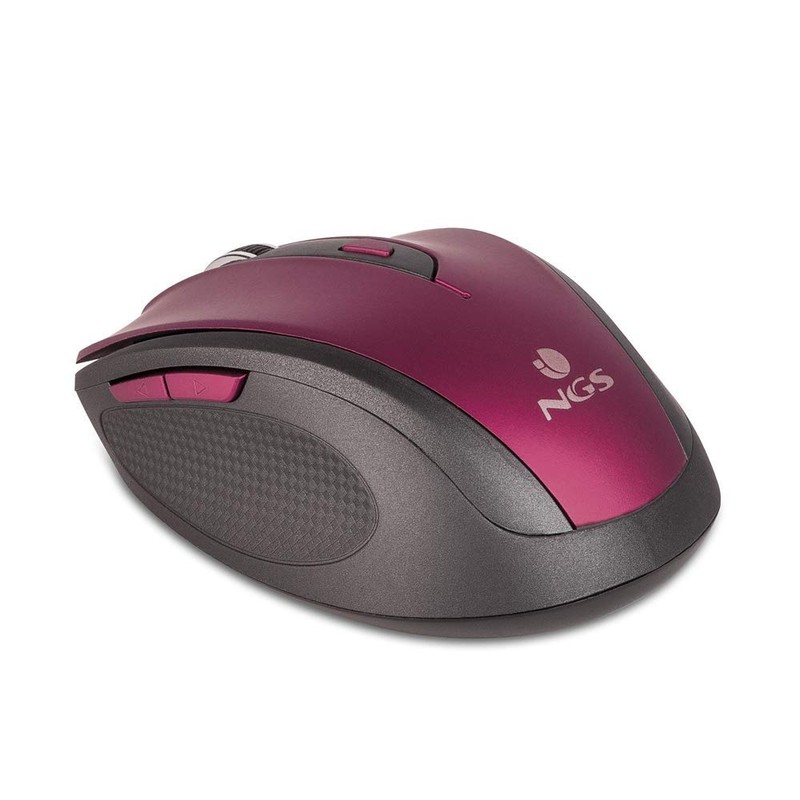 NGS EVO MUTE PURPLE - Kabellose Optische Maus, 2.4GHz, USB-Maus