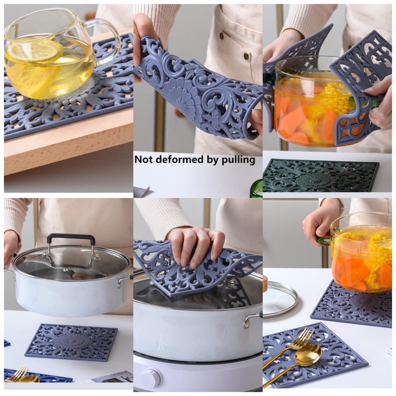 Smithcraft Silicone Trivets for Hot Pots and Pans & Dishes,