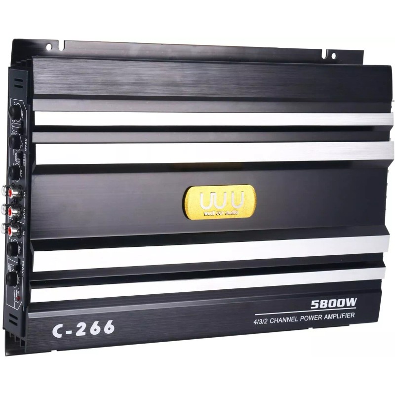 YaeCCC 5800W 4 Channel Car Truck Amplifier Stereo Audio Speaker