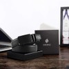 DOOPAI Belt Men, 05 Black Men Belt 125