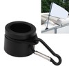 2 Pcs G3/4 Flag Pole Rings Aluminium Alloy 360° Rotating