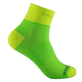 Wrightsock Coolmesh II Quarter, lemon-lime