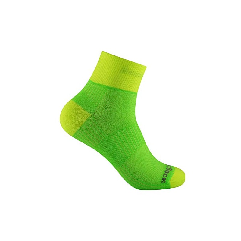Wrightsock Coolmesh II Quarter, lemon-lime