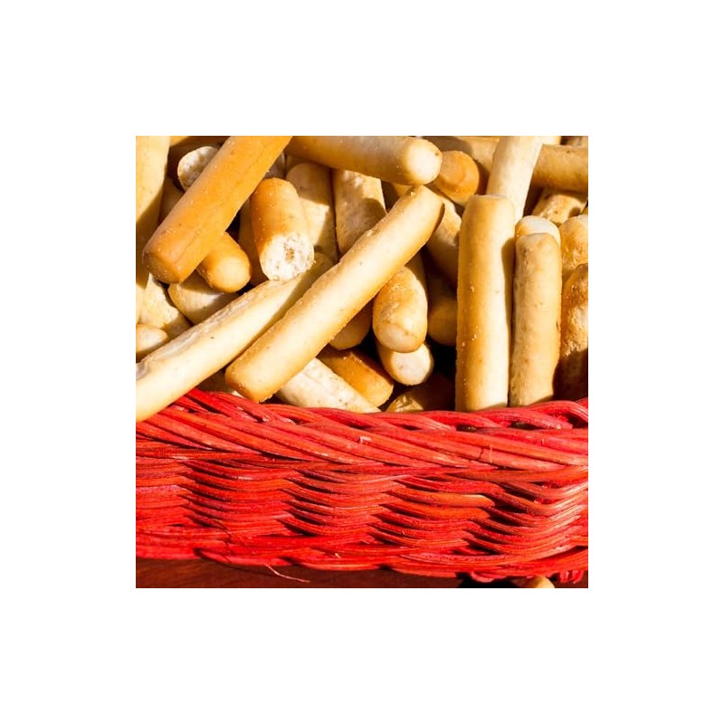 Snacktery Mini Breadsticks – Original Grissini, All Natural Italian Breadsticks,