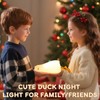 Silicone Night Light for Kids - Squishy Duck Lamp, 3-Level