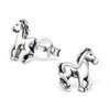 Horse Pony Stud Earrings 925 Sterling Silver