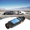 Lwuey European Standard 12V 7 Pin Trailer Tester Plug, Trailer